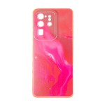Capac Protectie Spate Colectia Soft Waves Pentru Samsung Galaxy S20 Ultra - Rosu