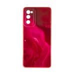 Capac Protectie Spate Colectia Soft Waves Pentru Samsung Galaxy S20 Fe - Rosu