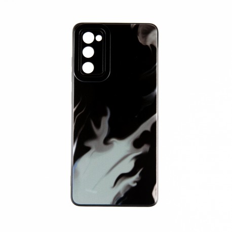 Capac Protectie Spate Colectia Soft Waves Pentru Samsung Galaxy S20 Fe - Negru