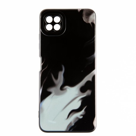 Capac Protectie Spate Colectia Soft Waves Pentru Samsung Galaxy A22 5G - Negru