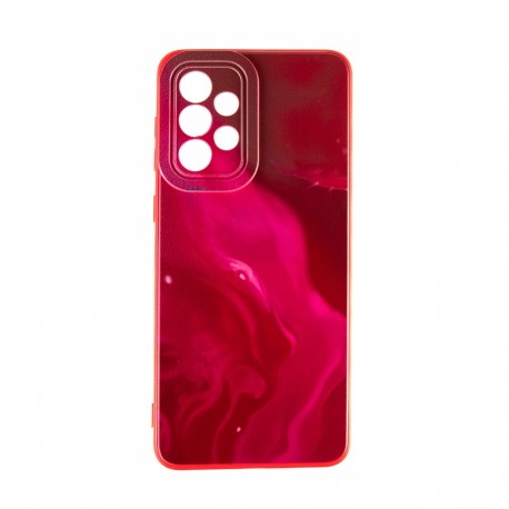 Capac Protectie Spate Colectia Soft Waves Pentru Samsung Galaxy A33 5G - Rosu