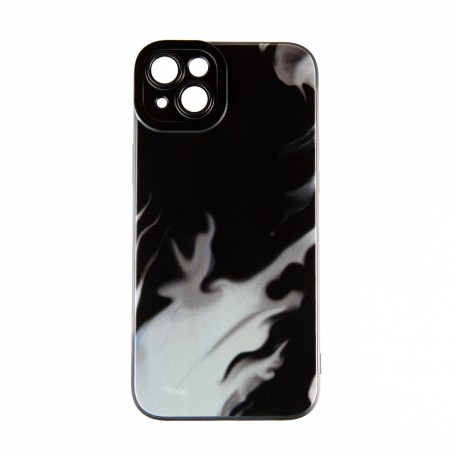 Capac Protectie Spate Colectia Soft Waves Pentru iPhone 14 Plus - Negru