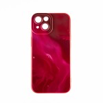 Capac Protectie Spate Colectia Soft Waves Pentru iPhone 14 - Rosu