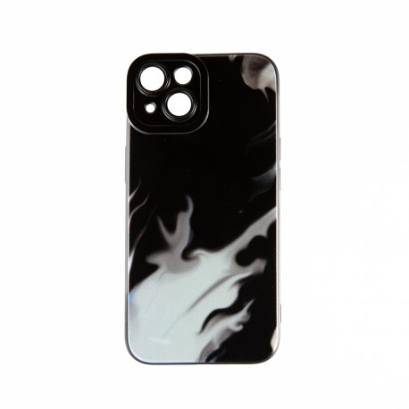 Capac Protectie Spate Colectia Soft Waves Pentru iPhone 14 - Negru