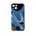 Capac Protectie Spate Colectia Soft Waves Pentru iPhone 14 - Albastru