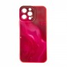 Capac Protectie Spate Colectia Soft Waves Pentru iPhone 13 Pro Max - Rosu