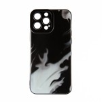 Capac Protectie Spate Colectia Soft Waves Pentru iPhone 13 Pro Max - Negru