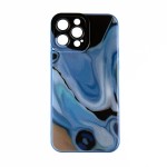 Capac Protectie Spate Colectia Soft Waves Pentru iPhone 13 Pro Max - Albastru