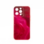 Capac Protectie Spate Colectia Soft Waves Pentru iPhone 13 Pro - Rosu