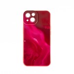 Capac Protectie Spate Colectia Soft Waves Pentru iPhone 13 - Rosu