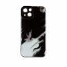 Capac Protectie Spate Colectia Soft Waves Pentru iPhone 13 - Negru