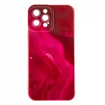 Capac Protectie Spate Colectia Soft Waves Pentru iPhone 12 Pro Max - Rosu