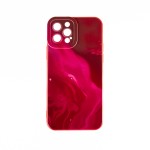 Capac Protectie Spate Colectia Soft Waves Pentru iPhone 12 Pro - Rosu