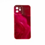 Capac Protectie Spate Colectia Soft Waves Pentru iPhone 12 - Rosu