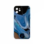 Capac Protectie Spate Colectia Soft Waves Pentru iPhone 12 - Albastru