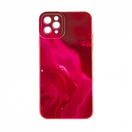 Capac Protectie Spate Colectia Soft Waves Pentru iPhone 11 Pro Max - Rosu