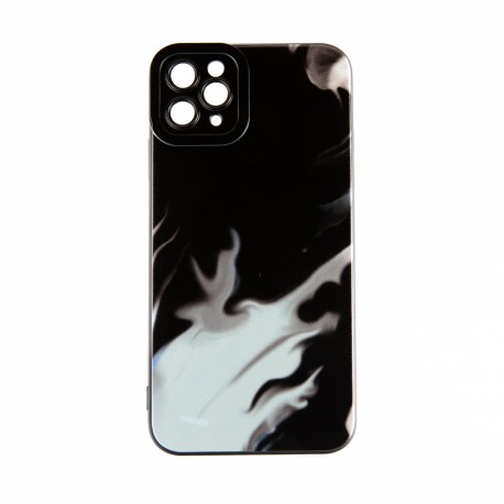 Capac Protectie Spate Colectia Soft Waves Pentru iPhone 11 Pro Max - Negru