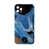 Capac Protectie Spate Colectia Soft Waves Pentru iPhone 11 Pro Max - Albastru
