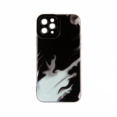 Capac Protectie Spate Colectia Soft Waves Pentru iPhone 11 Pro - Negru