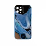 Capac Protectie Spate Colectia Soft Waves Pentru iPhone 11 Pro - Albastru