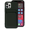 Capac Protectie Spate Colectia Soft Card Slot Pentru iPhone 12 Pro - Negru
