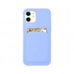 Capac Protectie Spate Colectia Soft Card Slot Pentru iPhone 12 - Mov Deschis