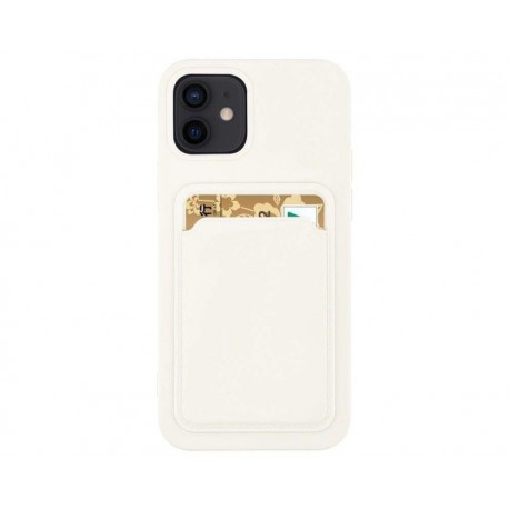 Capac Protectie Spate Colectia Soft Card Slot Pentru iPhone 12 - Alb