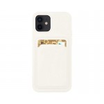 Capac Protectie Spate Colectia Soft Card Slot Pentru iPhone 12 - Alb