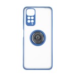 Capac Protectie Spate Colectia Soft Shape With Ring Pentru Xiaomi Redmi Note 11 - Albastru