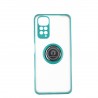 Capac Protectie Spate Colectia Soft Shape With Ring Pentru Xiaomi Redmi Note 11 - Verde