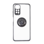 Capac Protectie Spate Colectia Soft Shape With Ring Pentru Xiaomi Redmi Note 11 - Negru