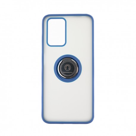 Capac Protectie Spate Colectia Soft Shape With Ring Pentru Xiaomi Redmi 10 - Albastru