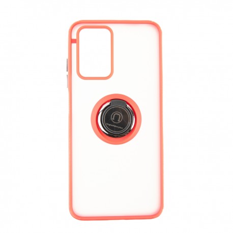 Capac Protectie Spate Colectia Soft Shape With Ring Pentru Xiaomi Redmi 10 - Rosu