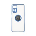 Capac Protectie Spate Colectia Soft Shape With Ring Pentru Xiaomi Redmi Note 11 Pro - Albastru