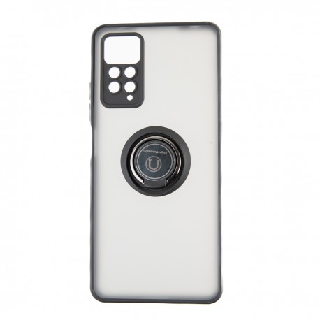 Capac Protectie Spate Colectia Soft Shape With Ring Pentru Xiaomi Redmi Note 11 Pro - Negru