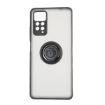 Capac Protectie Spate Colectia Soft Shape With Ring Pentru Xiaomi Redmi Note 11 Pro - Negru
