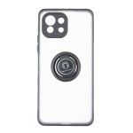 Capac Protectie Spate Colectia Soft Shape With Ring Pentru Xiaomi Mi 11 Lite 5G - Negru