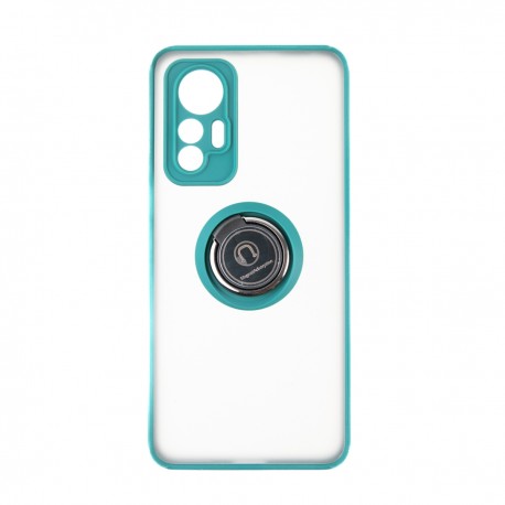 Capac Protectie Spate Colectia Soft Shape With Ring Pentru Xiaomi 12 Lite 5G - Verde