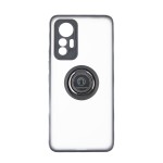 Capac Protectie Spate Colectia Soft Shape With Ring Pentru Xiaomi 12 Lite 5G - Negru