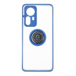 Capac Protectie Spate Colectia Soft Shape With Ring Pentru Xiaomi 12 Pro 5G - Albastru