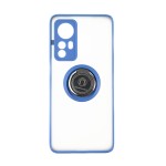 Capac Protectie Spate Colectia Soft Shape With Ring Pentru Xiaomi 12 5G - Albastru