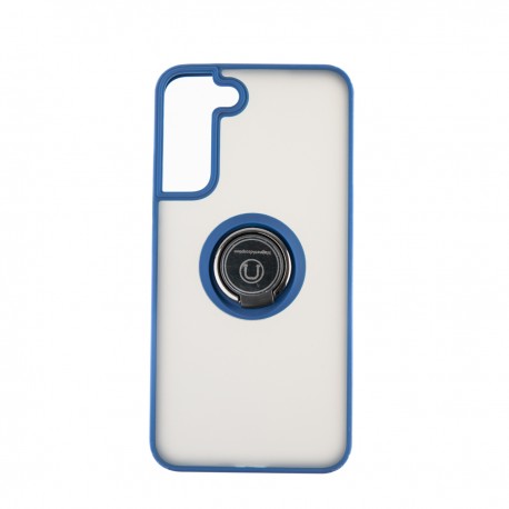 Capac Protectie Spate Colectia Soft Shape With Ring Pentru Samsung Galaxy S22 Plus - Albastru
