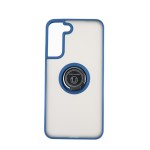 Capac Protectie Spate Colectia Soft Shape With Ring Pentru Samsung Galaxy S22 Plus - Albastru