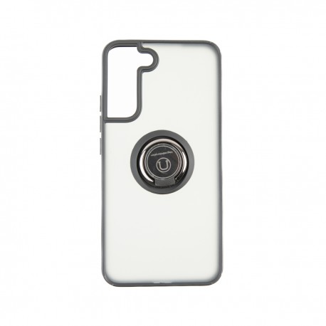 Capac Protectie Spate Colectia Soft Shape With Ring Pentru Samsung Galaxy S22 Plus - Negru