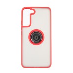 Capac Protectie Spate Colectia Soft Shape With Ring Pentru Samsung Galaxy S22 Plus - Rosu