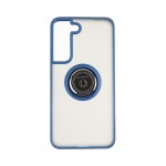 Capac Protectie Spate Colectia Soft Shape With Ring Pentru Samsung Galaxy S22 - Albastru