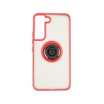 Capac Protectie Spate Colectia Soft Shape With Ring Pentru Samsung Galaxy S22 - Rosu