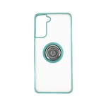 Capac Protectie Spate Colectia Soft Shape With Ring Pentru Samsung Galaxy S21 Plus - Verde