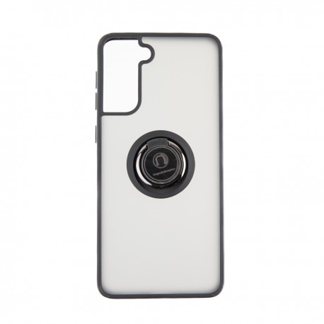 Capac Protectie Spate Colectia Soft Shape With Ring Pentru Samsung Galaxy S21 Plus - Negru