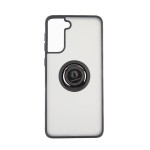 Capac Protectie Spate Colectia Soft Shape With Ring Pentru Samsung Galaxy S21 Plus - Negru